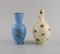 Porcelain Perfume Bottles and Lidded Box, France, 1930s, Set of 6 3