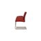 Dark Red Leather Cantilever Times Chair by Wittmann 10
