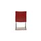 Chaise Cantilever Times en Cuir Rouge Foncé par Wittmann 9