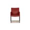 Dark Red Leather Cantilever Times Chair by Wittmann 7