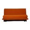 Orange Fabric Three-Seater Multy Sofa Bed from Ligne Roset 1