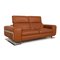 Divano a due posti 8151 in pelle color cognac di Joop!, Immagine 3