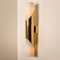 Opaline Glass and Brass Wall Sconce in the Style of Raak, 1970s, Image 8