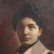 Peinture Portrait de Femme, Début des Années 1900, Huile sur Toile, Encadrée 3