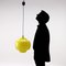 Lamp in Yellow Glass, 1960s 2