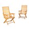 Vintage Beech Chairs from Fratelli Reguitti, 1980s, Set of 2 1