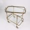 Mid-Century Trolley in Glass & Brass 4