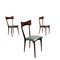 Stühle aus Buche im Stil von Parisi, 1950er, 3er Set 1