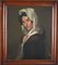 Female Portrait Painting, 19th-Century, Oil on Canvas, Framed 1