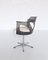 Spage Age Smoked Plexi Glass Swivel Desk Chair, 1960s 5