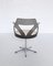 Spage Age Smoked Plexi Glass Swivel Desk Chair, 1960s, Image 6