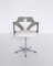 Spage Age Smoked Plexi Glass Swivel Desk Chair, 1960s 3