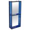 Blue Glass Wall Mirror attributed to Crystal Arte from Fontana Arte, 1960s, Image 1