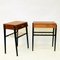 Schwedische Nachttische aus Teak & Messing, 1950er, 2er Set 7