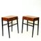 Schwedische Nachttische aus Teak & Messing, 1950er, 2er Set 5