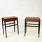 Schwedische Nachttische aus Teak & Messing, 1950er, 2er Set 2