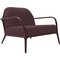 Xaloc Burgundy Armchair from Mowee 2