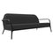 Xaloc Black Sofa from Mowee, Image 1