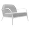 Xaloc White Armchair from Mowee, Image 1