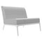 Xaloc Central 90 White Sofa from Mowee, Image 1