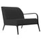 Schwarzes Xaloc Links 90 Sofa von Mowee 1