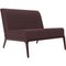 Xaloc Central 90 Burgundy Sofa from Mowee 2