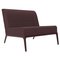 Xaloc Central 90 Burgundy Sofa from Mowee 1