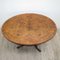 Antique Carved Table with Burl Veneer, 1800s 7