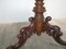 Antique Carved Table with Burl Veneer, 1800s 5