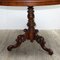 Antique Carved Table with Burl Veneer, 1800s 4