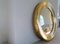 Rounded Brass Mirror attributed to Glasmäster, Sweden, 1960s, Image 7