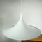 Scandinavian White Semi Pendant Lamp attributed to Bonderup & Thorup for Fog and Mørup, 1960s 4