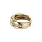 Gold Ring with Cartier Diamonds in Original Case 4