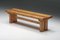 Benches with Backrest attributed to Charlotte Perriand for Les Arcs, France, 1970s, Set of 2 2