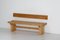 Benches with Backrest attributed to Charlotte Perriand for Les Arcs, France, 1970s, Set of 2, Image 9