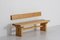 Benches with Backrest attributed to Charlotte Perriand for Les Arcs, France, 1970s, Set of 2, Image 1