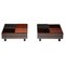 Low Coffee Tables with Removable Trays attributed to Carlo Hauner for Forma, Italy, 1970s, Set of 2 1