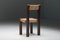 French Wood and Straw Dining Chair, 1950s 8