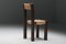 French Wood and Straw Dining Chair, 1950s, Image 9