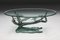 Brass and Glass Bonsai Tree Coffee Table from Willy Daro, Belgium, 1970s 3