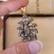 18k Antique Gold and Silver Pendant, 900s 2