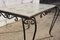 Tavolino da caffè piastrellato in ferro battuto, Francia, anni '60, Immagine 4