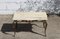 French Rectangular Marble & Brass Coffee Table, 1970s 1