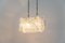 Lampe à Suspension Murano attribuée à Hillebrand, 1970s 8
