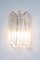 Lámparas de pared de cristal al estilo de Venini Italy, años 80, Imagen 5