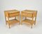 Bamboo and Rattan Bedside Nightstands, Italy, 1970s, Set of 2 2