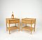Bamboo and Rattan Bedside Nightstands, Italy, 1970s, Set of 2 9