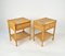 Bamboo and Rattan Bedside Nightstands, Italy, 1970s, Set of 2 6