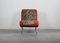 Orange Zebra Print and Metal Legs Armchair from Moroso, Italy, 1990s 2