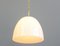 Lámpara colgante checa de girasol opalino, años 40, Imagen 7